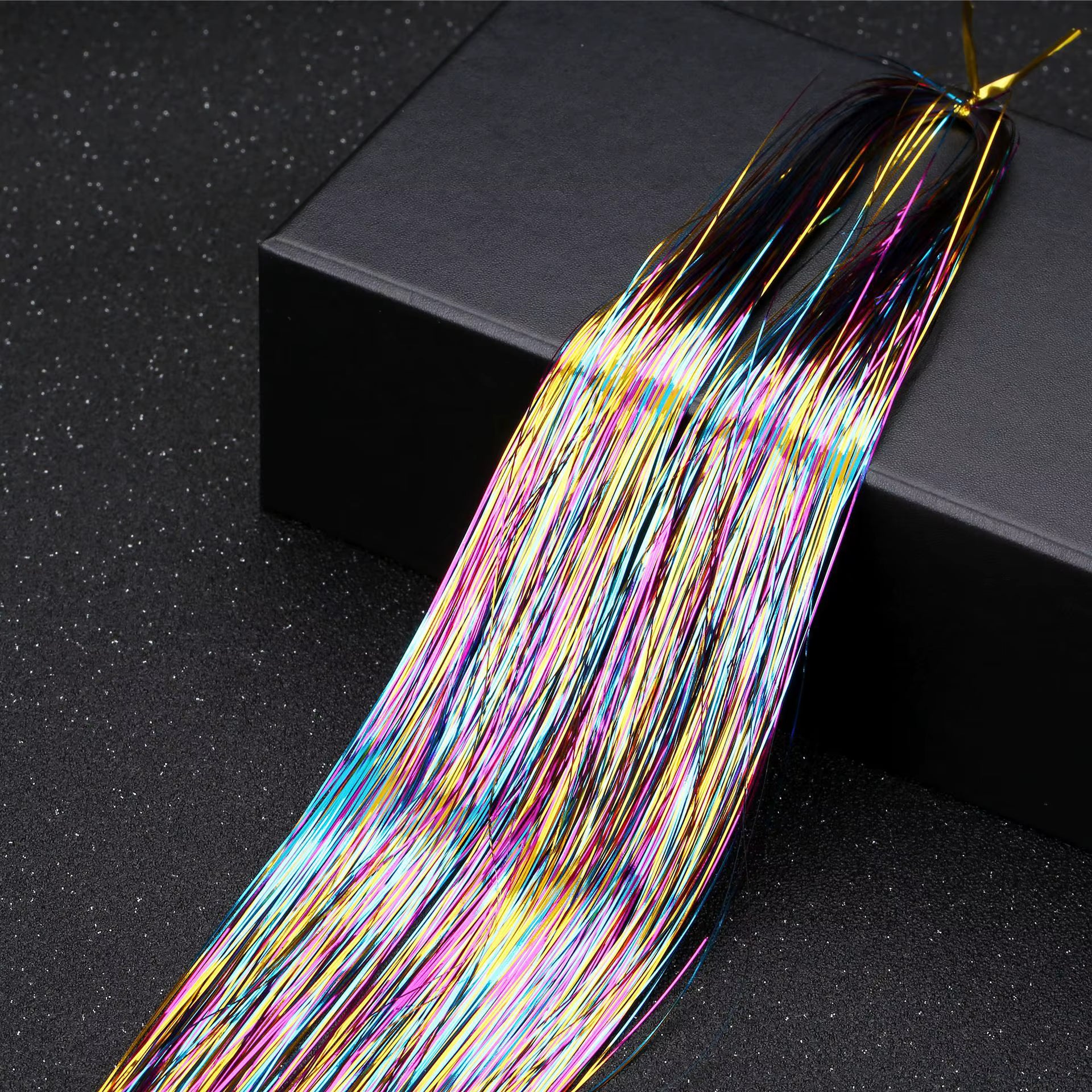 Multi Faceted Rainbow Hair Tinsel
