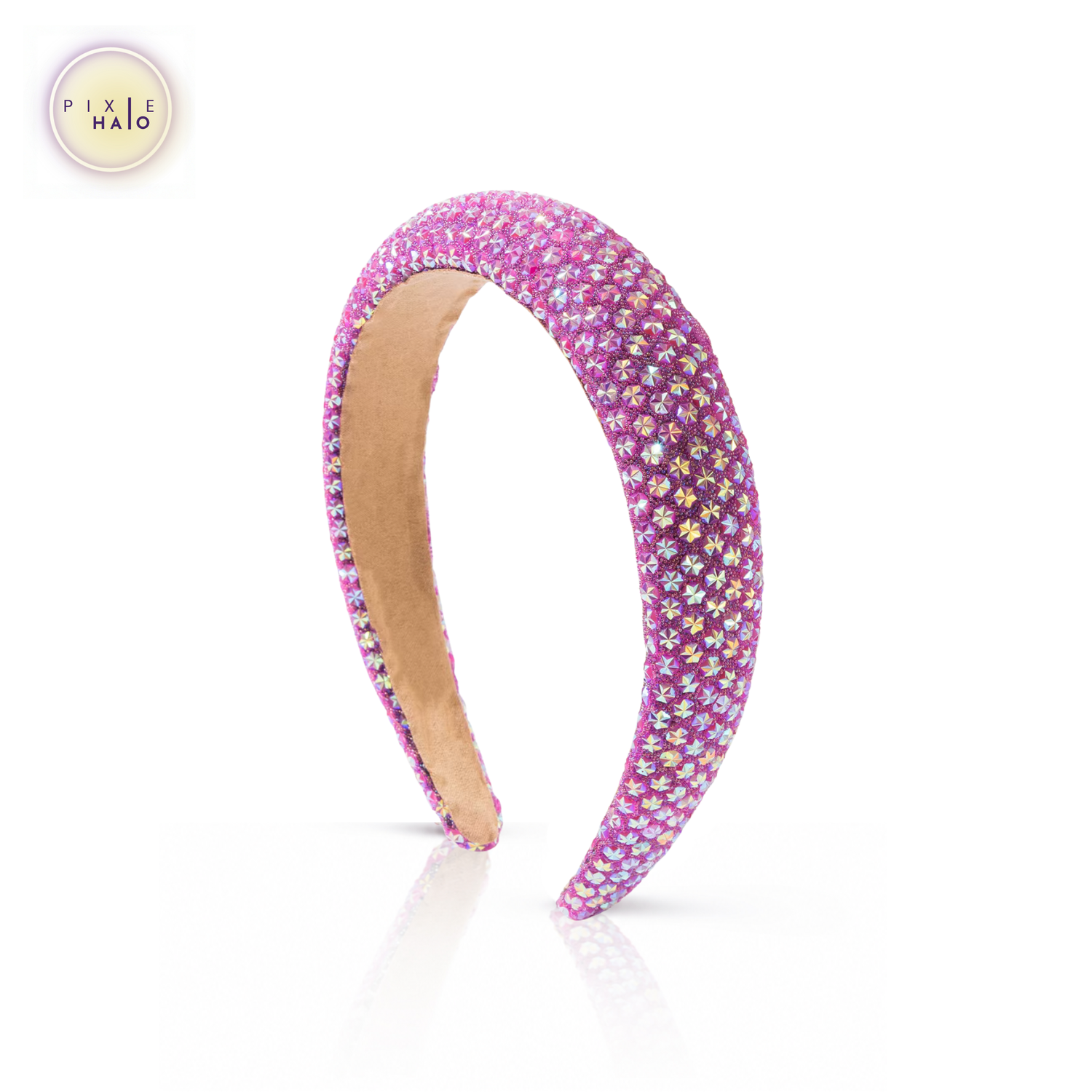 Starburst Crystal Headband - Rose
