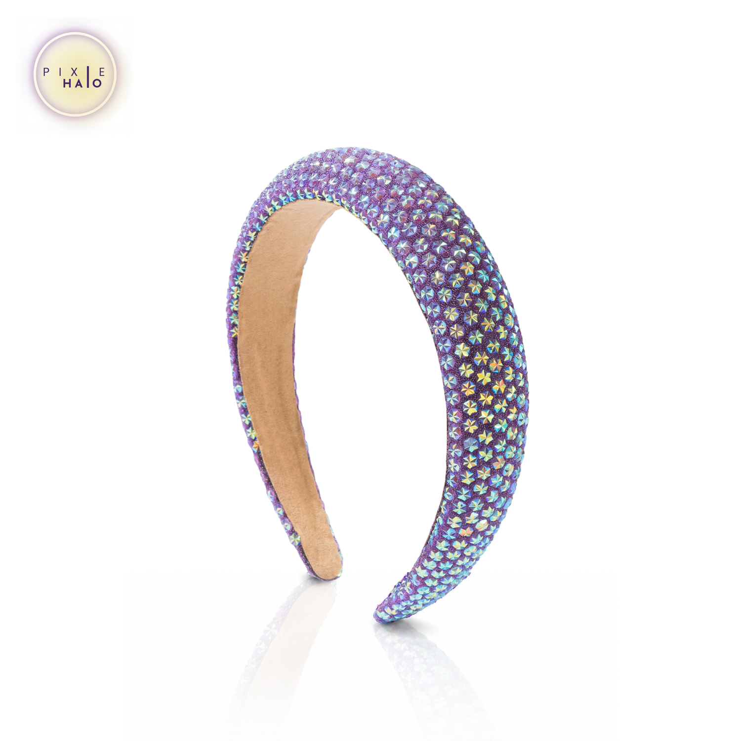 Starburst Crystal Headband - Purple