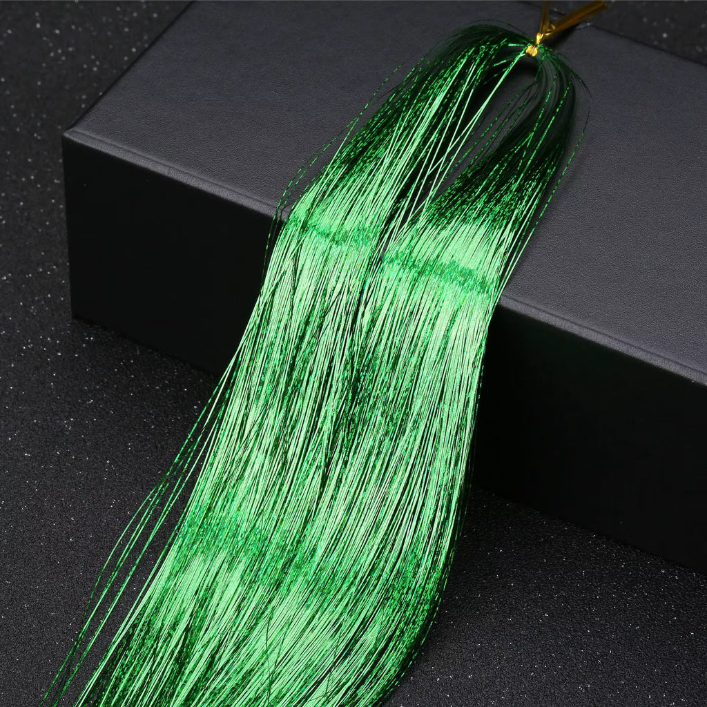 Green Hair Tinsel
