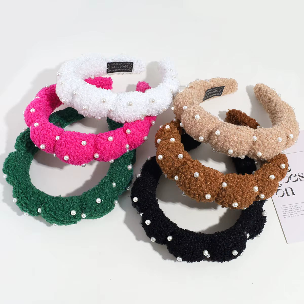 Plush Pearl Spa Headband
