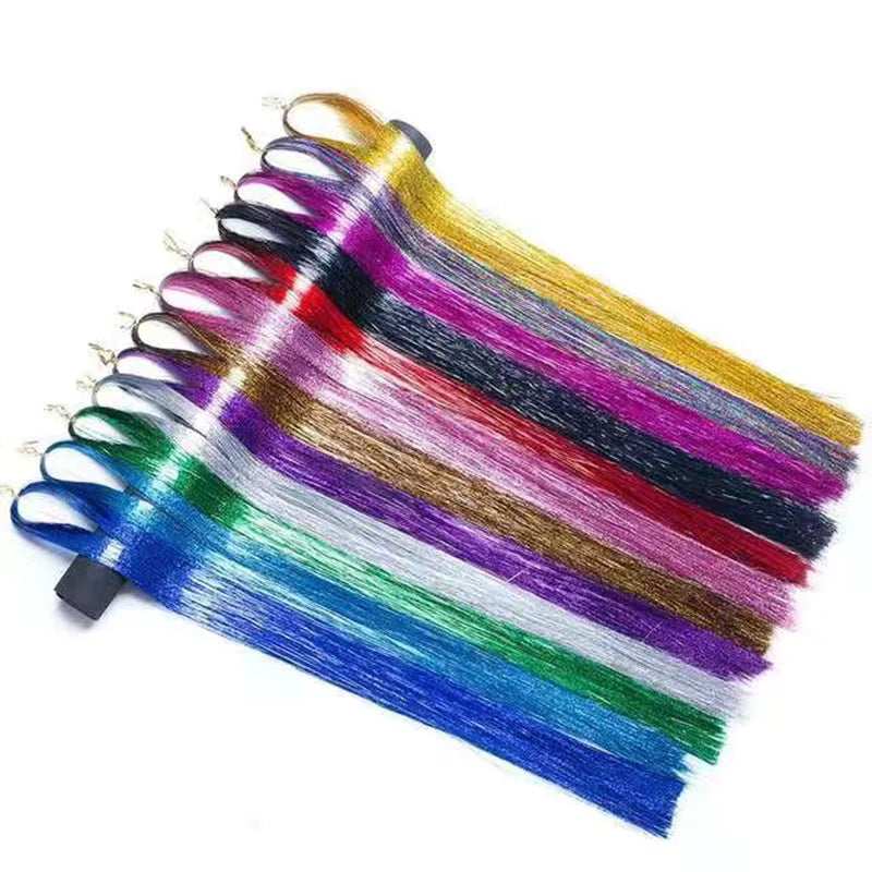 Seven Color Rainbow Hair Tinsel
