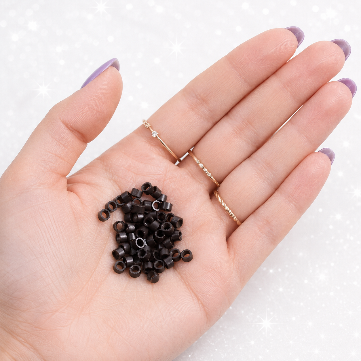 aluminum tinsel beads
