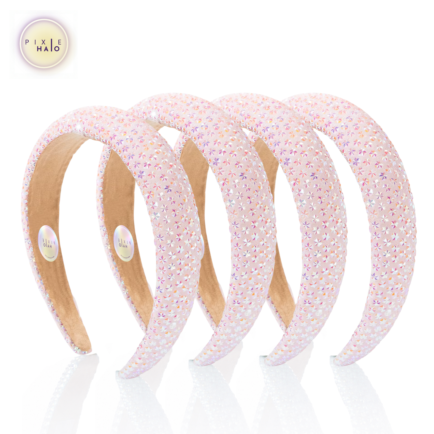 Starburst Crystal Headband - Pink