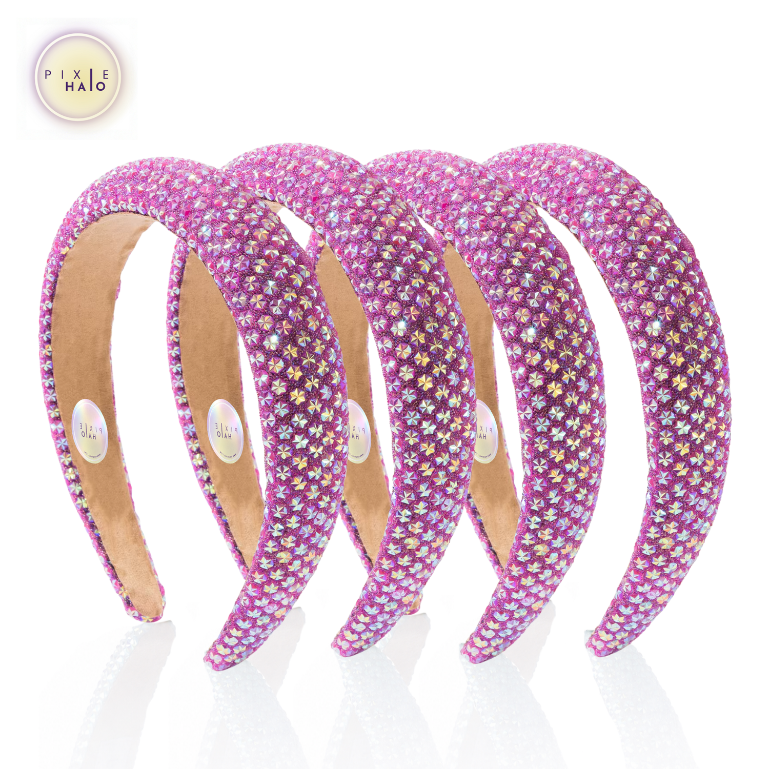 Starburst Crystal Headband - Rose